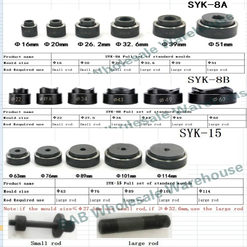 Hydraulic Punching Dies Manual Punching Round Die/Hydraulic Punch Driver/  Hydraulic Puncher Hole/ making Tools SYK-15/SYK-8A/8B AliExpress