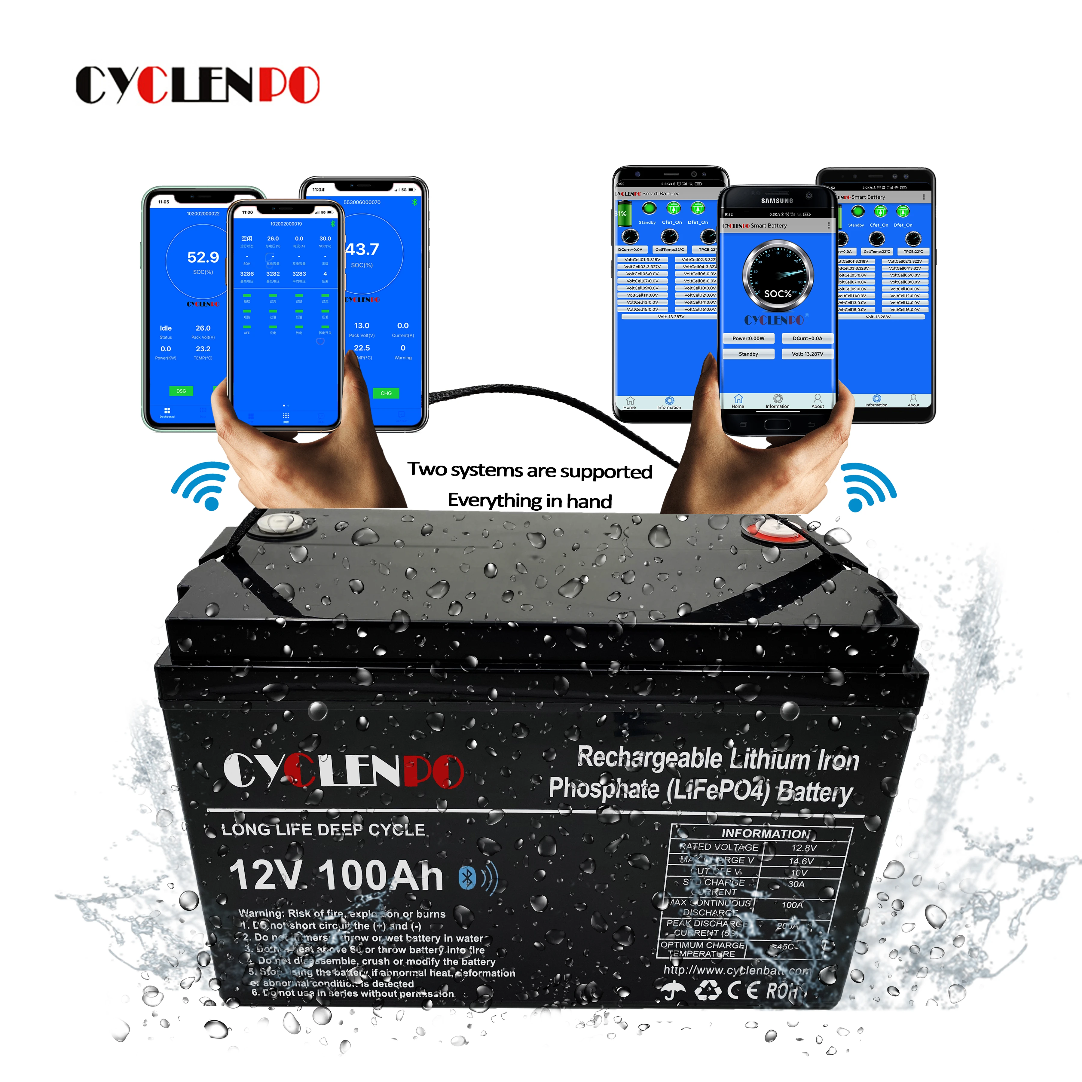 Schema scherm Behoort Met Bt En Verwarmde Functie 12V Lithium Ion Lifepo4 Batterij 12V 100ah  Lithium Batterijen Voor Zonne energie Systeem|Batterij Accessoires &  Oplader Accessoires| - AliExpress