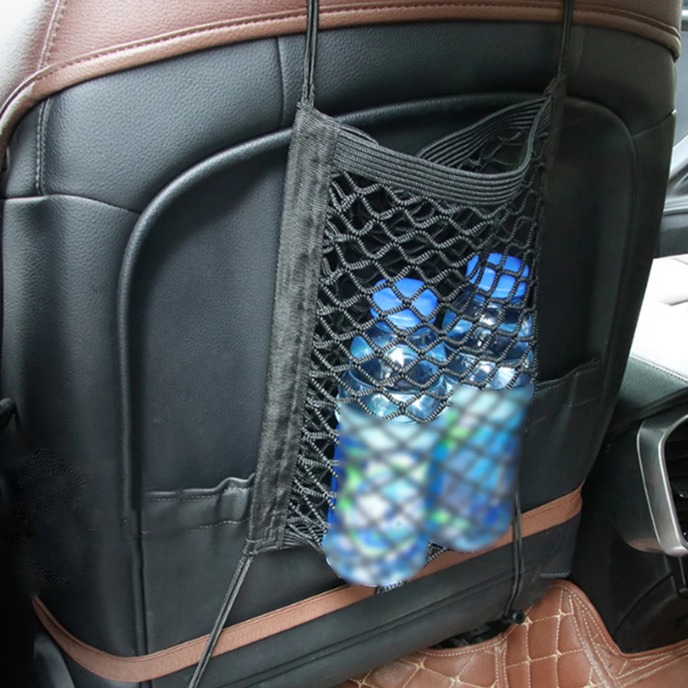 Сетчатый автомобильный органайзер для багажника, сетчатые товары, универсальная сумка для хранения на заднем сиденье, авто аксессуары, дорожная карманная сумка, сеть