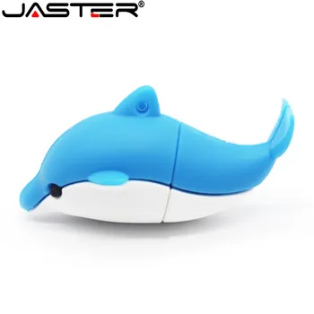 

JASTER The new Dolphin USB flash drive USB 2.0 Pen Drive minions Memory stick pendrive 4GB 8GB 16GB 32GB 64GB gift