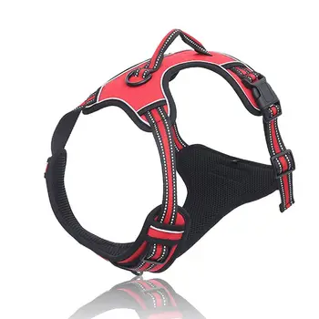 

Reflective No Pull Dog Harness Adjustable Vest Harness with a Training Handle K9 Harness for Small Medium Large Dogs