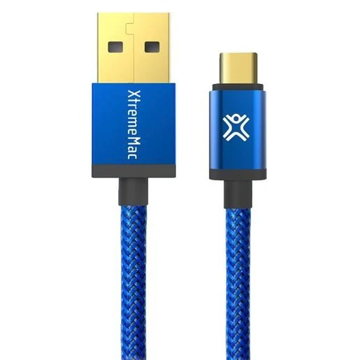 XtremeMac Reversible USB-C to USB-A 15cm- Blue