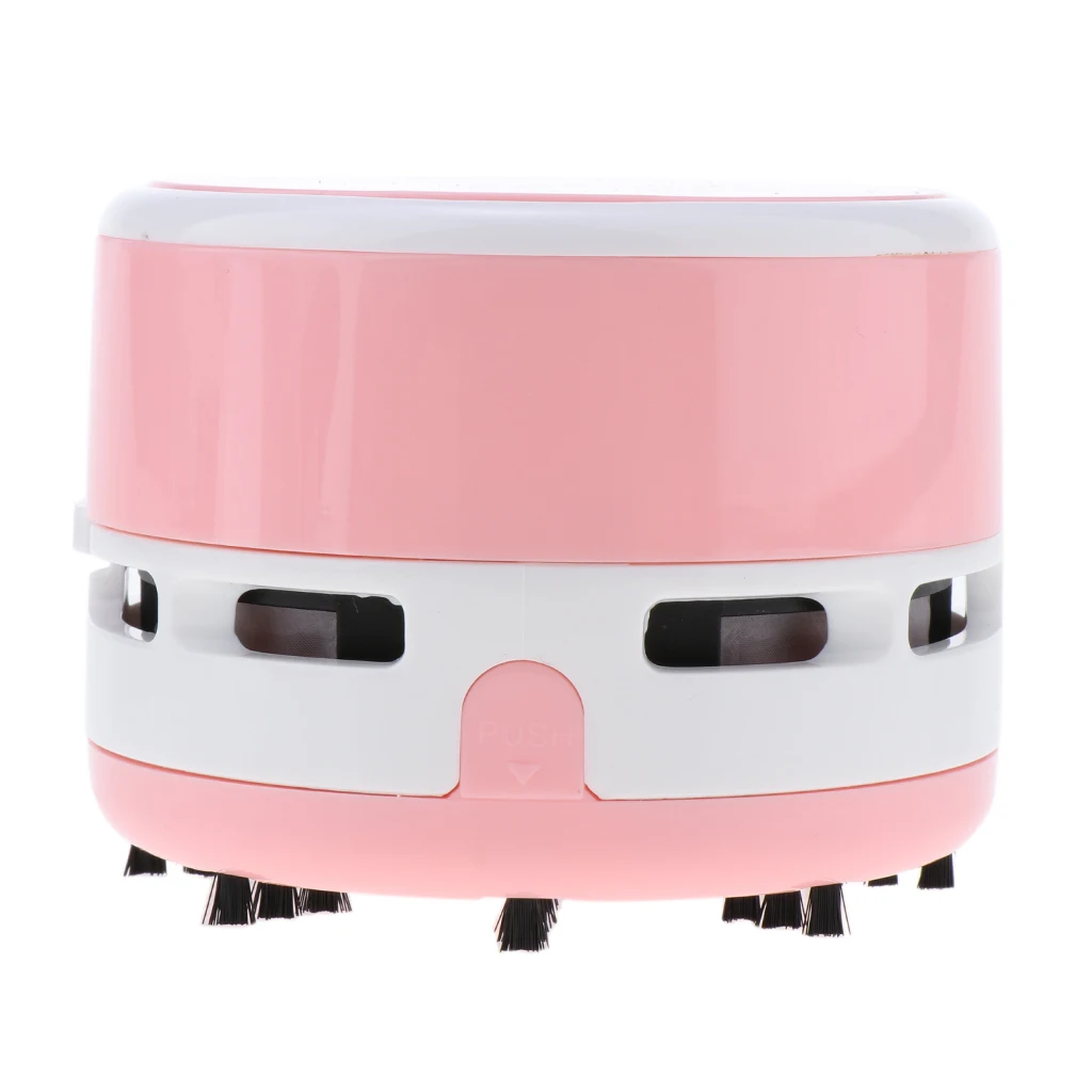Portable Mini Desktop Vacuum Desk Dust Vacuum Cleaner Battery Operated