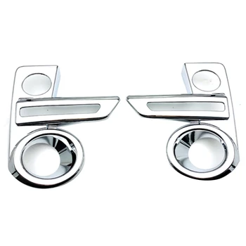 

ABS Chrome Front Fog Light Lamp Foglight Decor Cover Trim Molding for Toyota Raize 2020