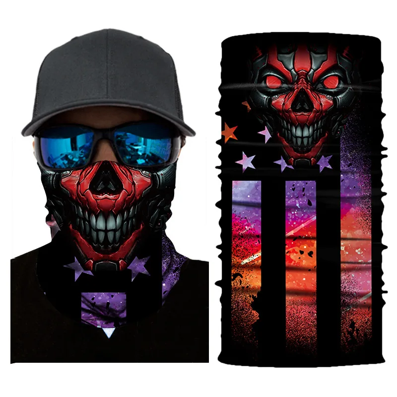 black scarf mens Women and Men Seamless flag variations of digital magic  henadband animal lion tiger outdoor fishing riding bandana scarf mens dress scarf