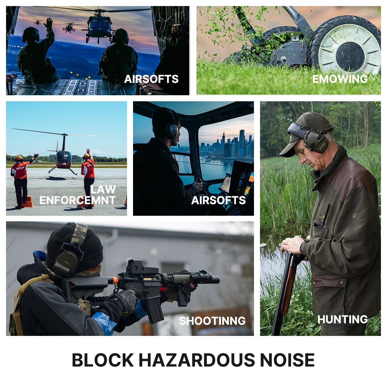 Anti Noise Impact Protective Earmuff