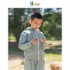 Hnne Spring New Hoodies Kid Zip Up Logo Embroidery Sweatshirts Boy Girl Jackets Children Tracksuits HJ151180 ► Photo 2/6