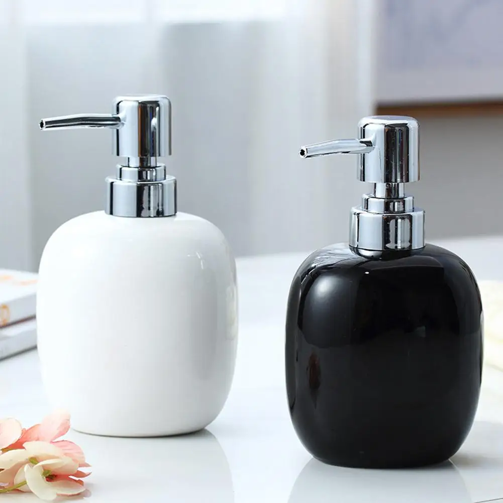 

Ceramic Soap Dispenser Bottle Liquid Soap Dispenser With Pump Dispenser Container For Bathroom Kitchen Bathroom Accessories