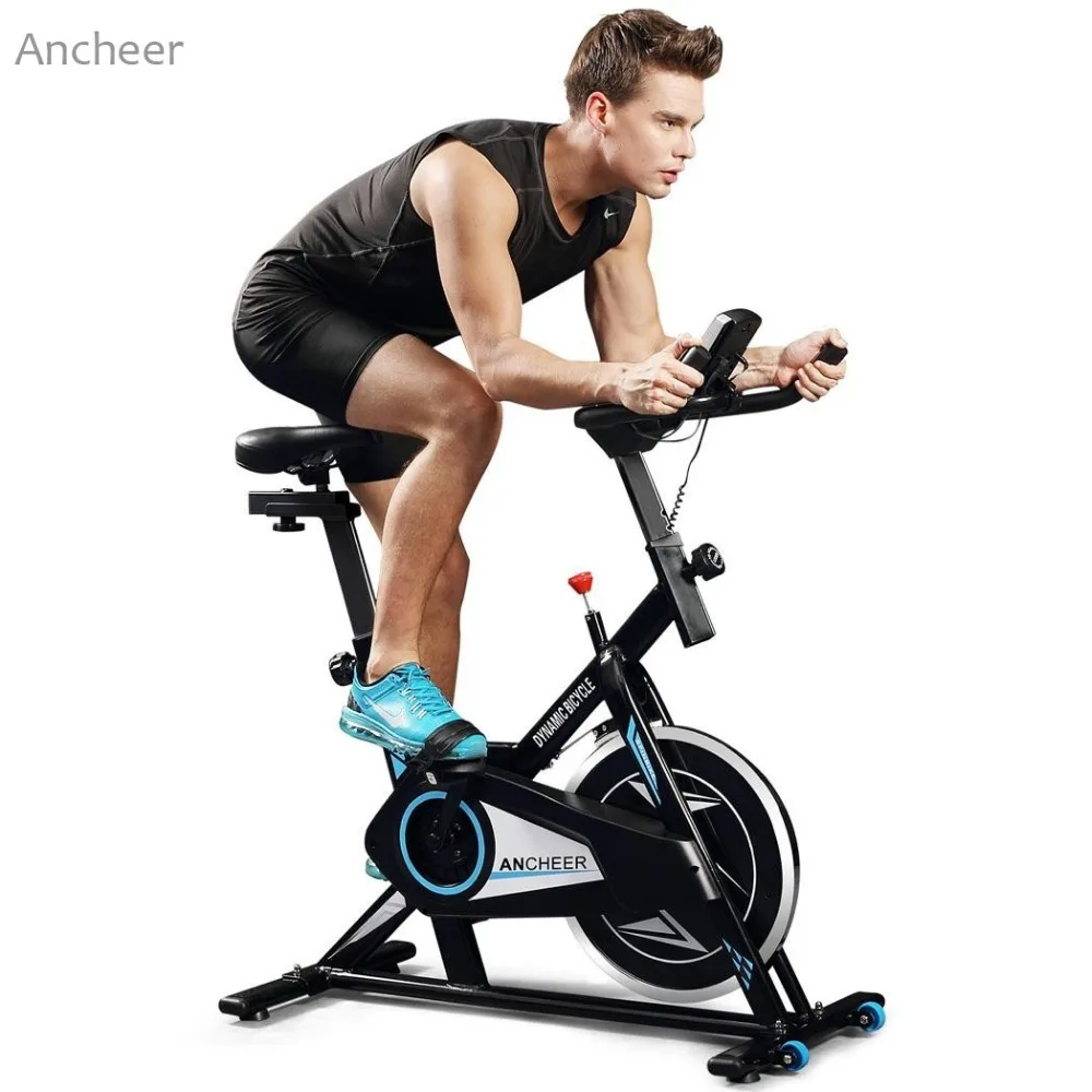 

ANCHEER Exercise Bike Bicycle Cycling Spinning Bike Trail Training Apparatus Stationary Bicycle Fitness Equipments Treadmill