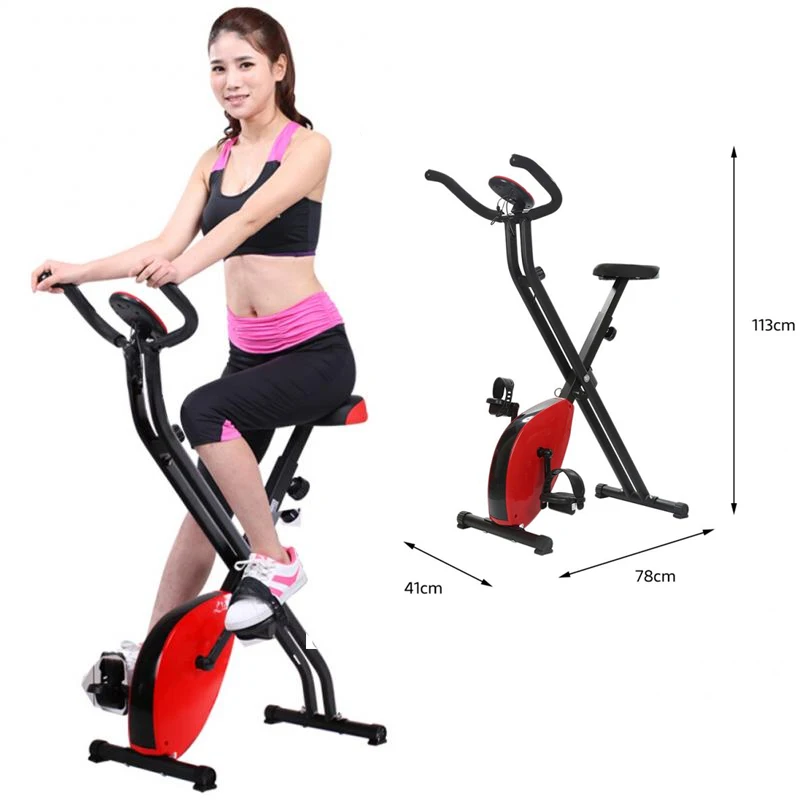 

Ultra-foldable X-bike Static Folding With Heart Rate For Your sessions Fitness in House-Led and Pulsometer Screen HWC