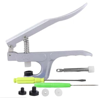 

1 Set Pressure Plier Plastic Handle Snap Button Fastener Clamp Handheld