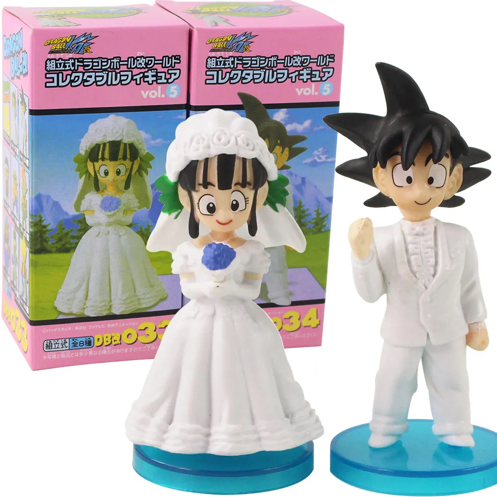 Figurine Dragon Ball Z – Mariage Son Goku Et Chichi – 31 Cm PVC – Boîte Scellée