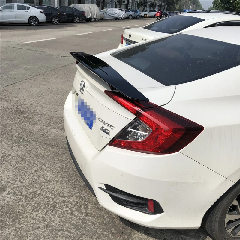 Спойлер для Honda CIVIC 2016 2018 спойлер TF АБС пластик цветной задний автомобиля|Спойлеры