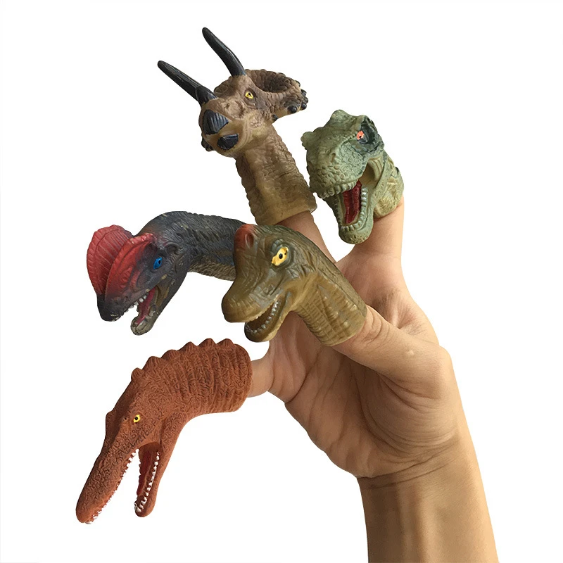 dinosaur on finger toy