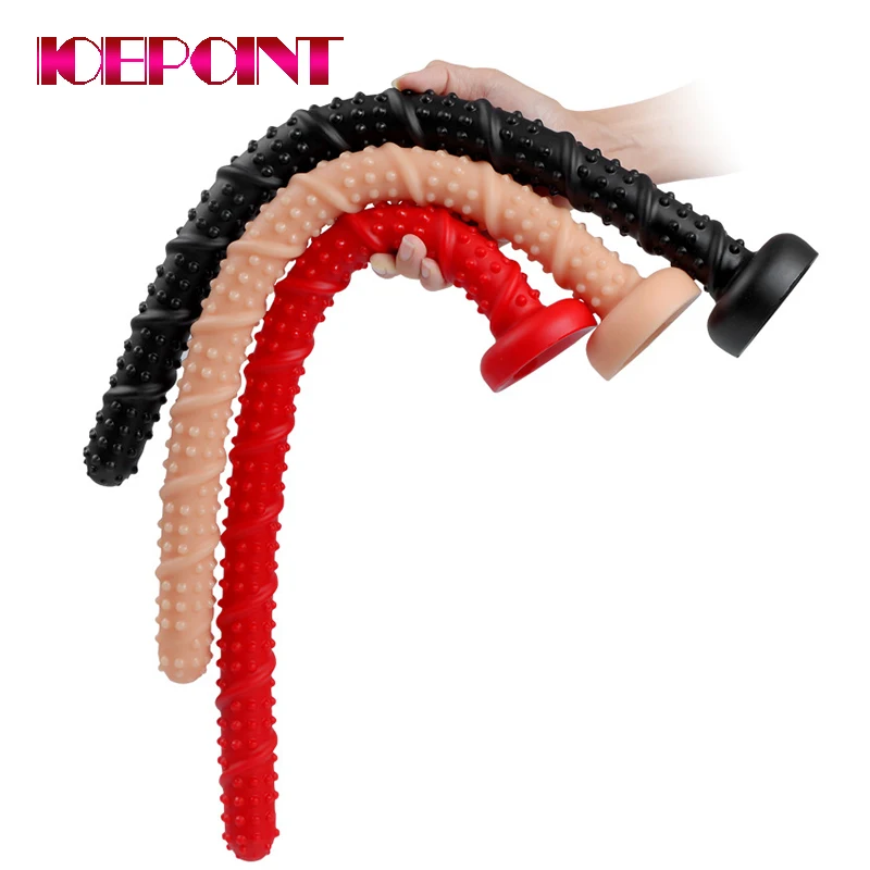 Super Long Anal Plug Vagina Anus Expansion Butt Plug Female Masturbation Male Prostate Massage Adult Anal Sex Toy for Couple