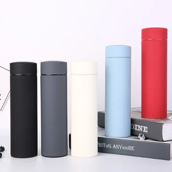 

304 Stainless Steel Vacuum Cup Car Sports Water Bottle Creative Frosted Straight Body Office Cup WB1922