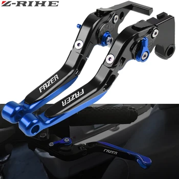 

Motorcycle Accessories Folding Extendable Adjustable Brakes Clutch Levers For YAMAHA FAZER 2006-2013 FZ6 FAZER 2004-2010 2009
