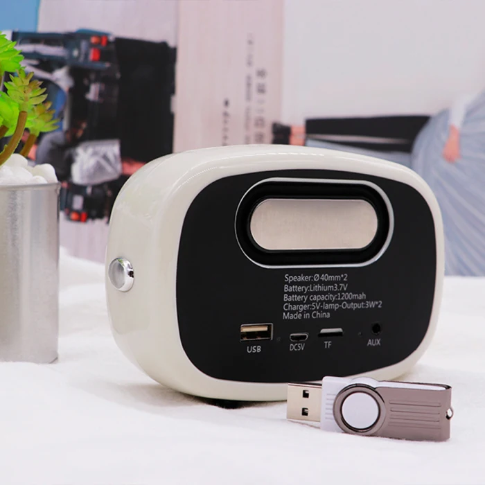 Ретро Bluetooth динамик усиленный бас беспроводной Bluetooth динамик с TF слотом для карты домашний пляж DQ-Drop