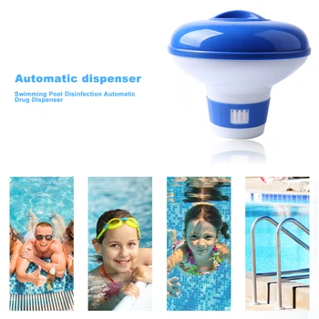 

Swimming Pool Floating Chemical Chlorine Dispenser Floating Automatic Applicator Pump Disinfection Dispenser