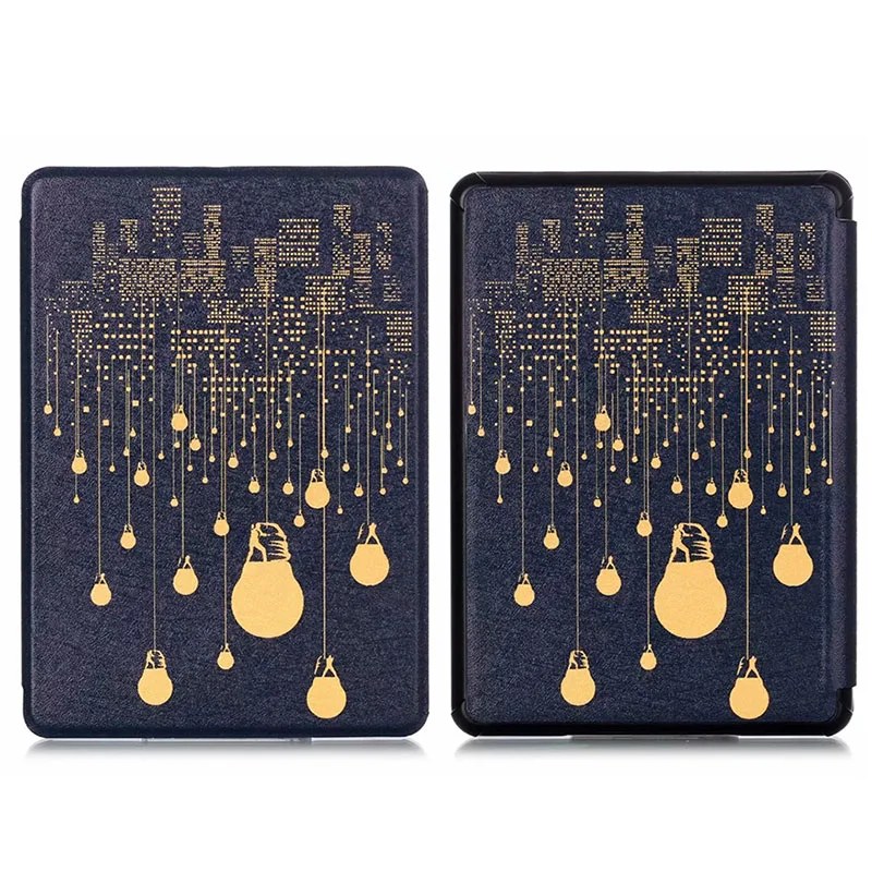 DP Ультратонкий жесткий кожаный чехол с рисунком для Amazon Kindle 10-го поколения J9G29R 6 дюймов для чтения электронных книг - Цвет: DP