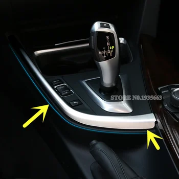 

For BMW 3 Series 4 Series F30 F31 F32 F34 Inner Console Gear Shift Box Frame Cover Trim 2013-2018 1pcs