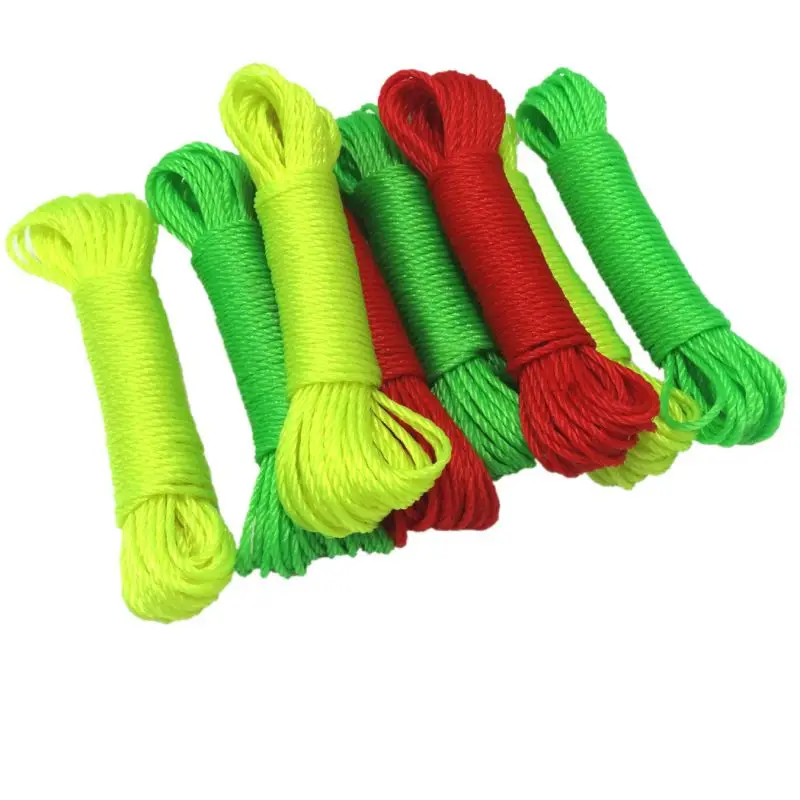 10 м Материал смелая 32 нити мульти-функциональная верёвка для сушки на открытом воздухе в комплекте веревка креветка клетка веревка цвет Случайный - Цвет: 1 pc Random Color
