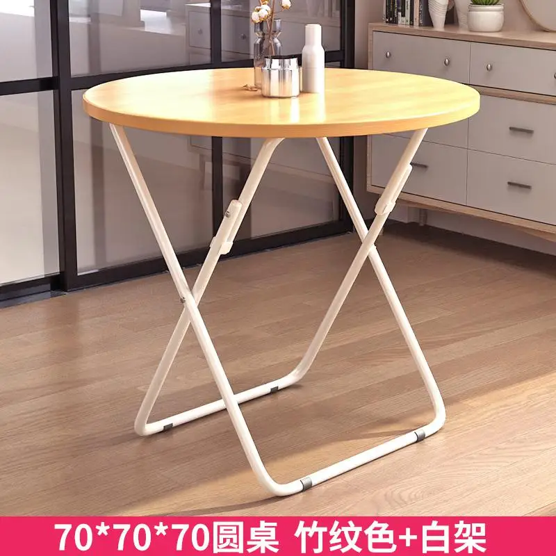 Складной стол обеденный стол домашняя маленькая Квартира круглый стол квадратный портативный складной простой квадратный стол для еды - Цвет: style 11