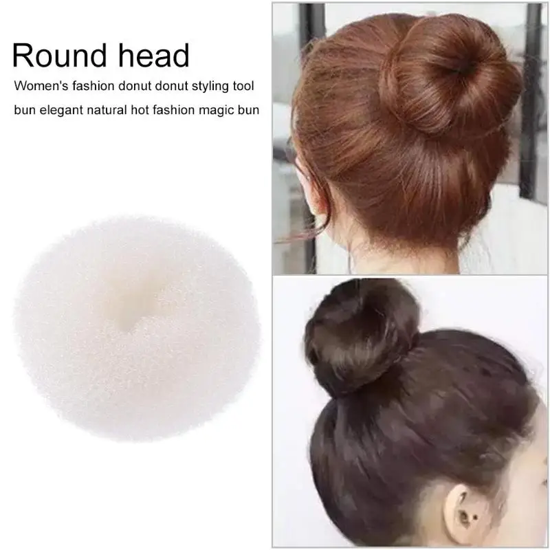 Fashion Hair Bun Maker Donut Foam Sponge Easy Big Ring Hair