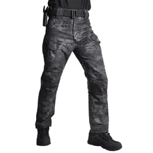 Открытый питоновый узор тактические брюки дышащие тактические тренировочные брюки износостойкие камуфляжные брюки-XXL/XL/L/M Размер