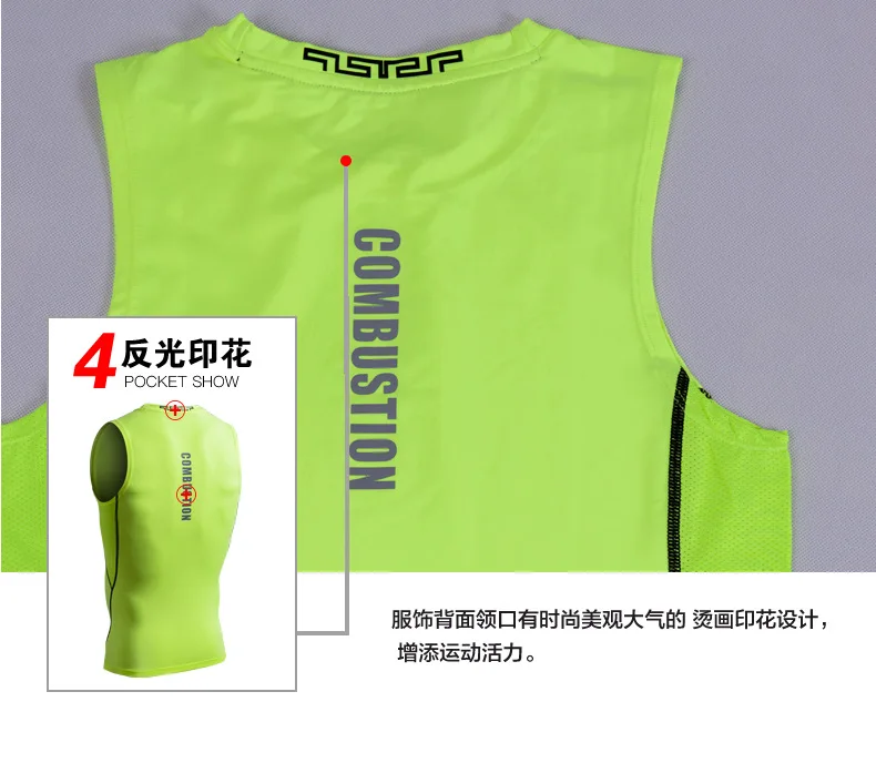 New Men's quick-dry tank top male elasticity tight pro tank tops men workout sleeveless shirt gym fitness tops bodybuilding