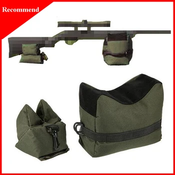 Sprednja in zadnja vreča za puško podpira vrečo z peskom brez dodatkov za vojaško ostrostrelsko streljanje tarče
