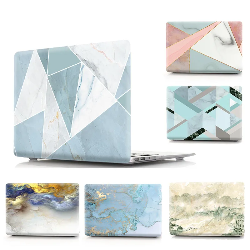 

Marble Laptop Case For MacBook Pro 13 15 Touch Bar Case Hard PVC Protection Funda For Mac Book Pro 13 15 Touch Bar Marble Cover