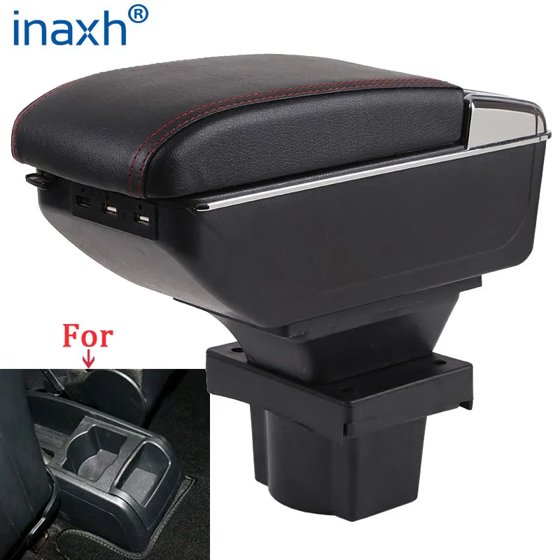 

For Skoda Octavia Armrest box For Skoda Yeti Mk2 2005-2012 Car Armrest Storage box Car Accessories Retrofit Interior Parts USB