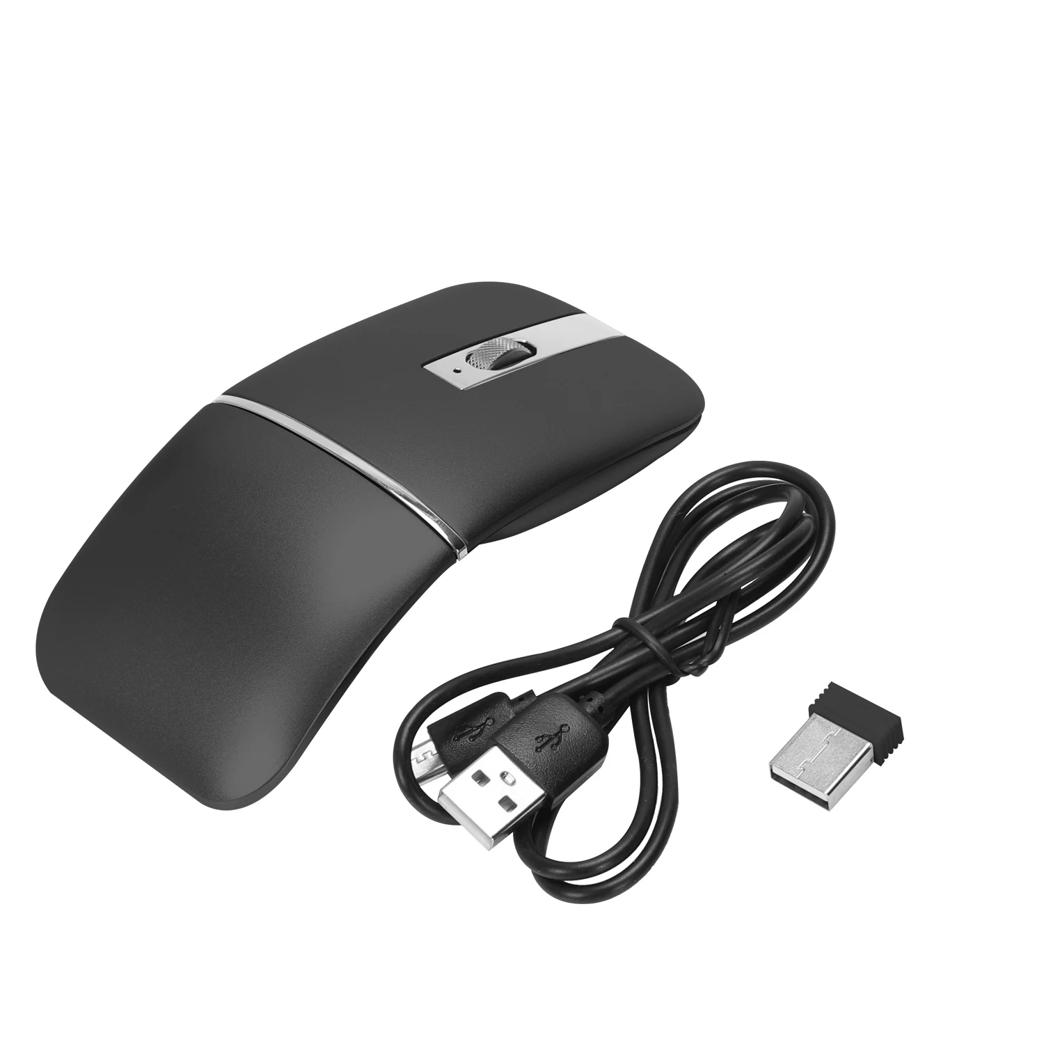 2,4G USB Беспроводная+ Bluetooth складная мышь перезаряжаемая эргономичная игровая мышь для Macbook для lenovo для Asus для Dell для hp Co