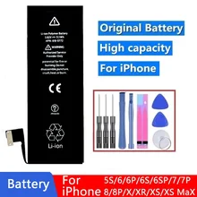 Phone-Battery Replacement 8-Plus 3250mah for 5S Se/6 6S 6p/6sp 100%Aaa-Grade XR Xs-Max