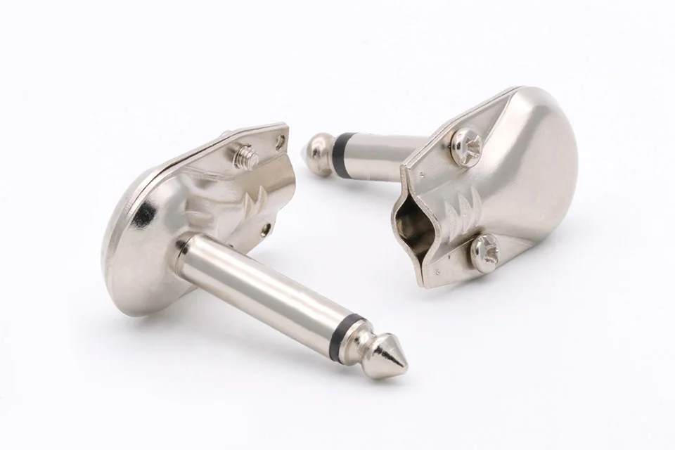 100mm, plugue mono estéreo macho para guitarra,