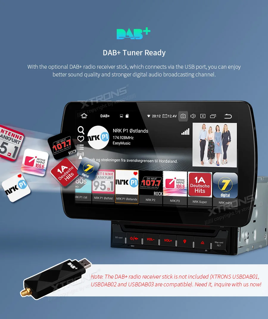 Excellent 10.1" Android 9.0 OS 2 Din Car DVD Multimedia Two Din Car Navigation GPS Double Din Car Radio with HDMI Output Function Support 15