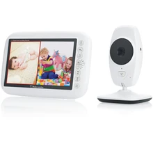 Беспроводной цветной видеоняни монитор с 3,2 дюймовым ЖК-экраном ночного видения камеры наблюдения безопасности няня видео монитор