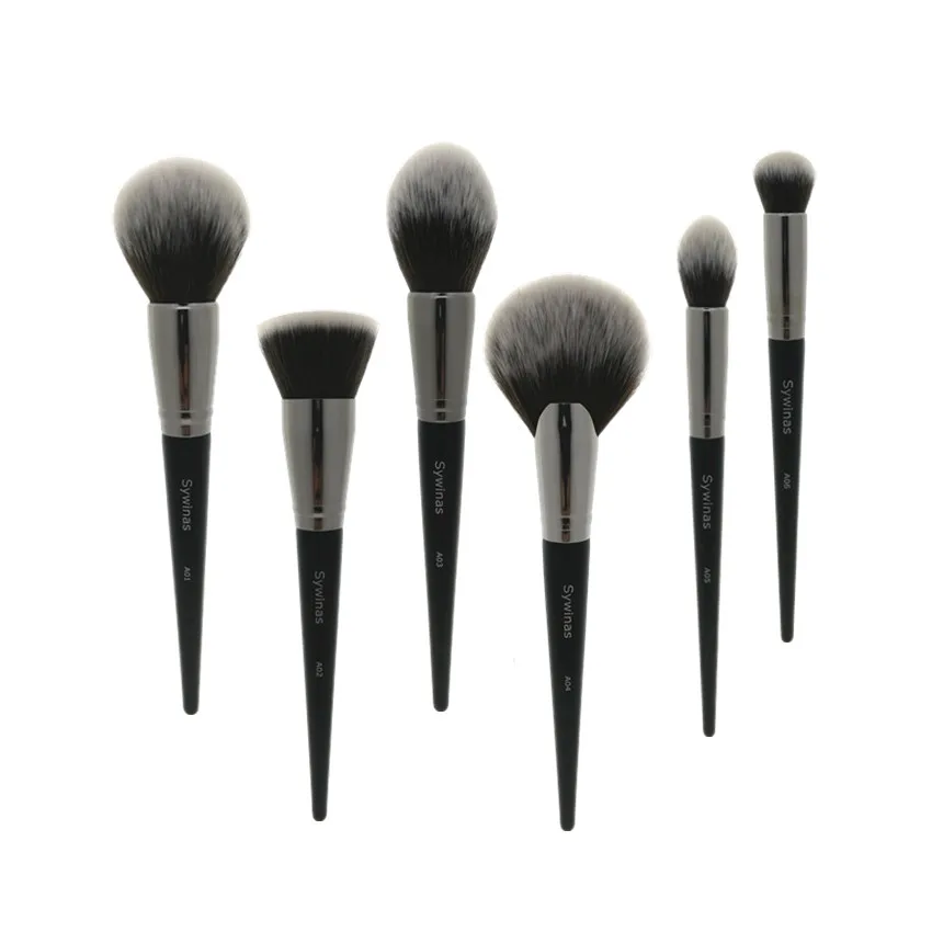 Makeup Brush Sywinas Fan Brush Highlighter Soft Face Beauty Painting Powder Foundation Blush bronzer Blending Makeup Brushes