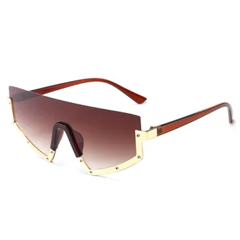 

Oversized Women's Fashion Sunglasses Personalized Oversized Rivet Glasses Men's Driving Goggle Versatile Multicolor Sun glasses