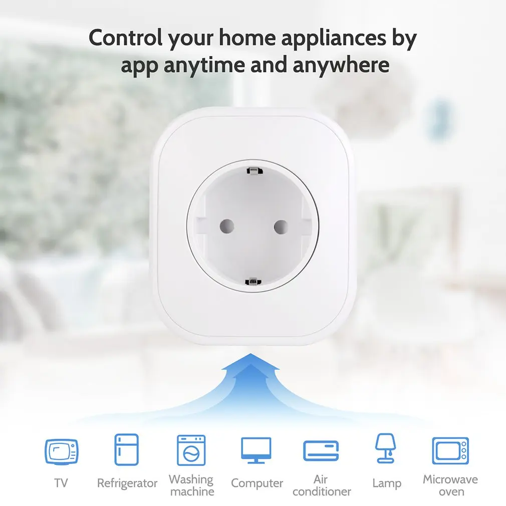WiFi переключатель мини розетка беспроводной пульт дистанционного управления розетка с таймером затемняемый светильник умный дом совместим с Google
