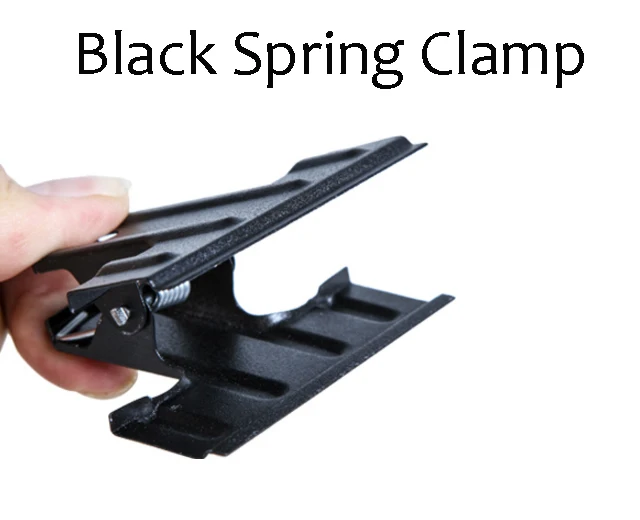 

4"Heavy Duty Metal Clips Wide-Mouth Black Spring Clamps for DIY Tools /Craft projects/household applications/Woodworking