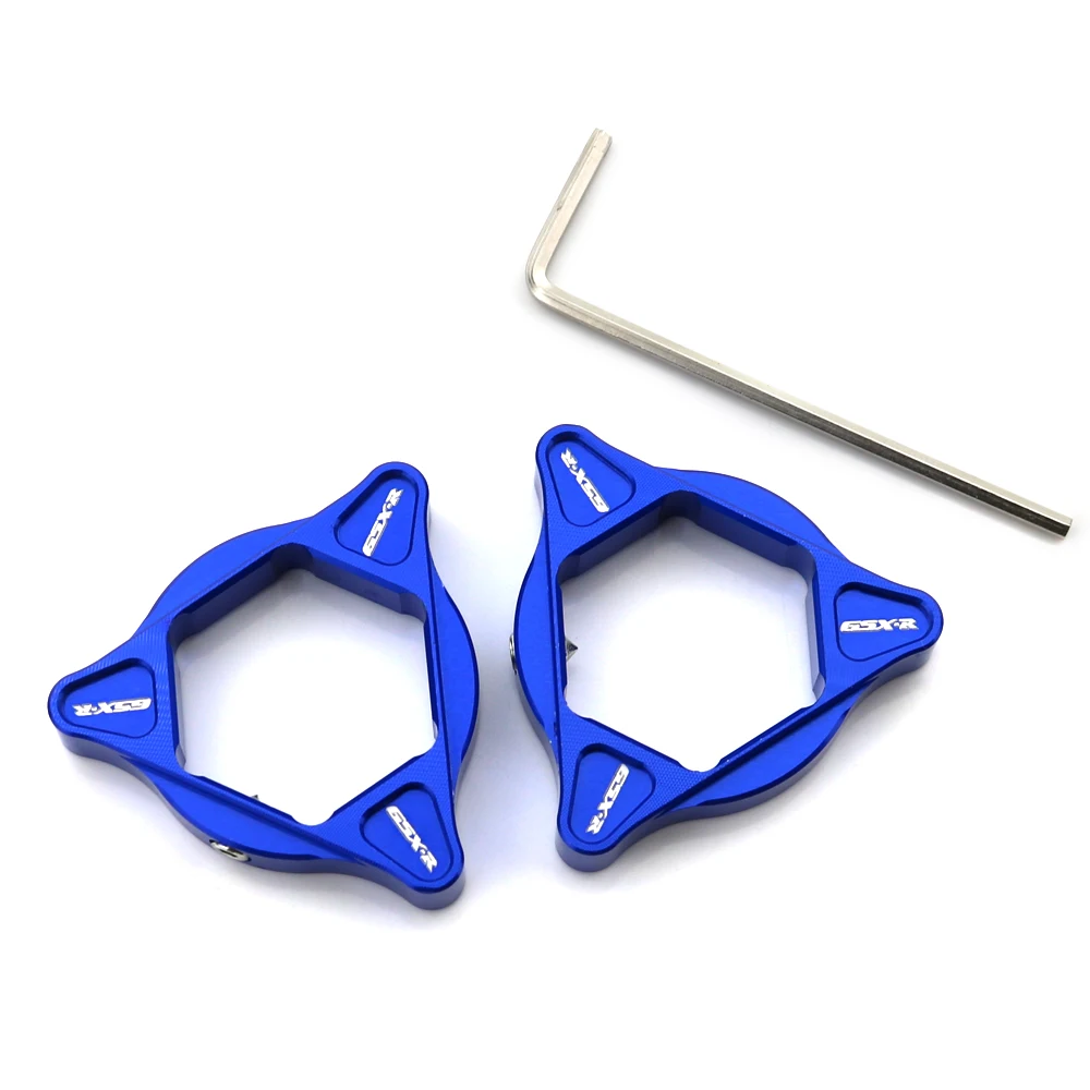 

For Suzuki GSXR 750 1991-2010 GSXR 600 2004-2010 Front Fork Preload Adjuster Hexagon Design CNC Aluminum 22mm/19mm