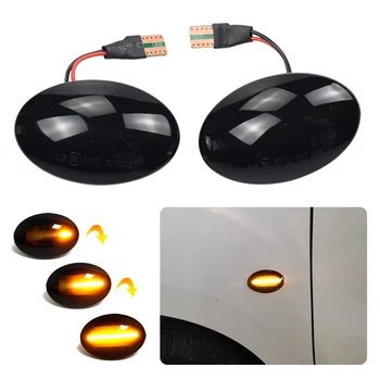 

For Ford Fiesta MK3 MK4 KA Mondeo Transit Tourneo Mazda Side Marker Mirror Flashing Light LED Dynamic Turn Signal Blinker