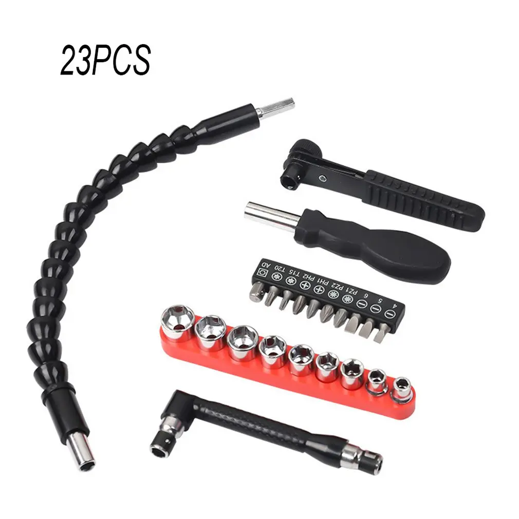 

Screwdriver Bit Connection Soft Shaft Electric Drill Extension Link Connection Multi-Function Charge Drill Universal Joint