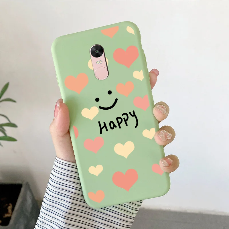 Matte Silicone Soft TPU Shell For Xiaomi Redmi Note 4 4x Note 5Pro Note 5A Cartoon Butterfly Shell For Redmi Note5a Phone Cover cell phone lanyard pouch Cases & Covers