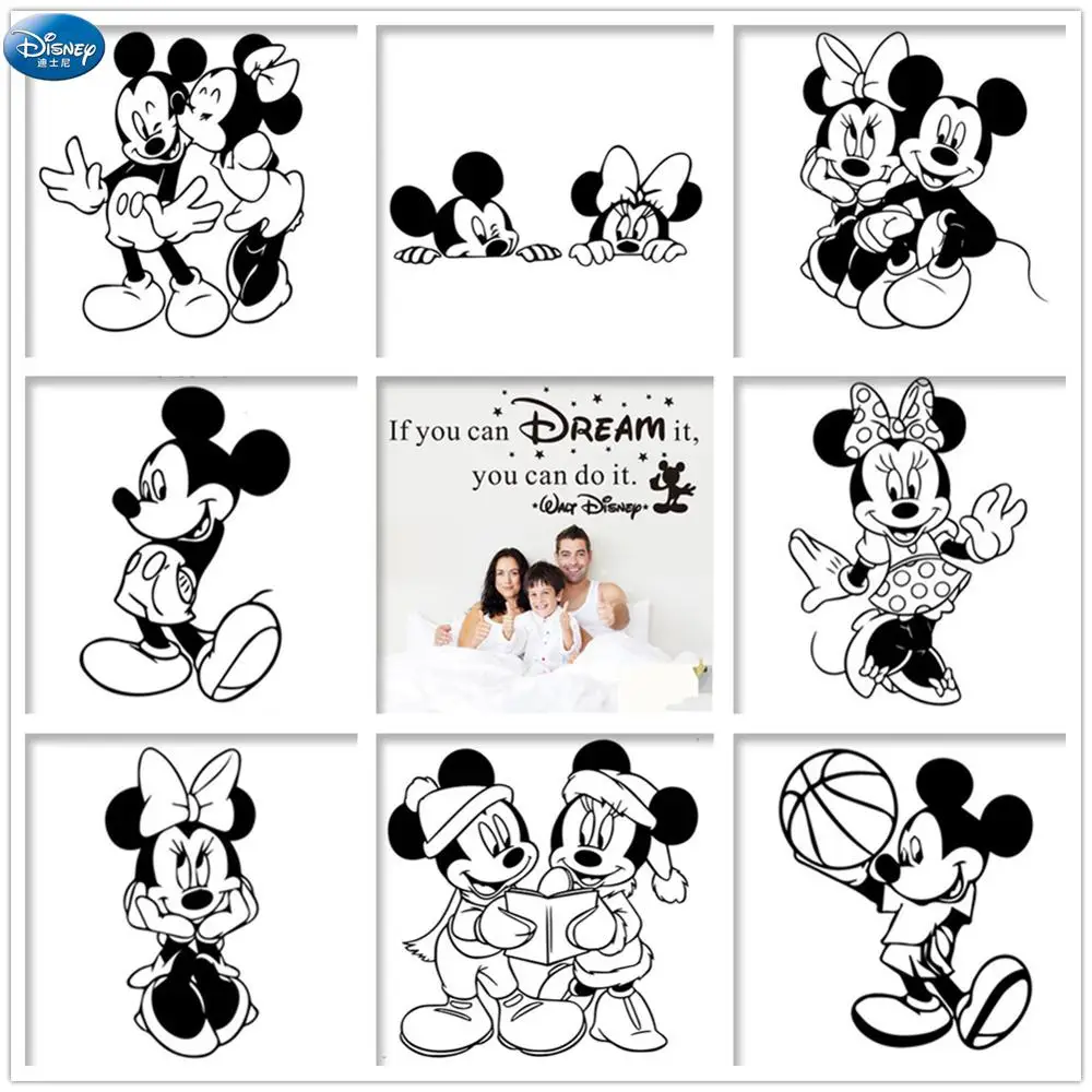 Mickey And Minnie Mouse Silhouette Wallpaper