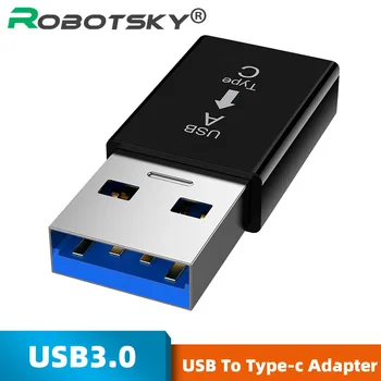 

Type-c Female to USB Male Connector Charging Test 3.1 USB C Female Hard Disk USB 3.0a Male Converter For Samsung Xiaomi Huawei