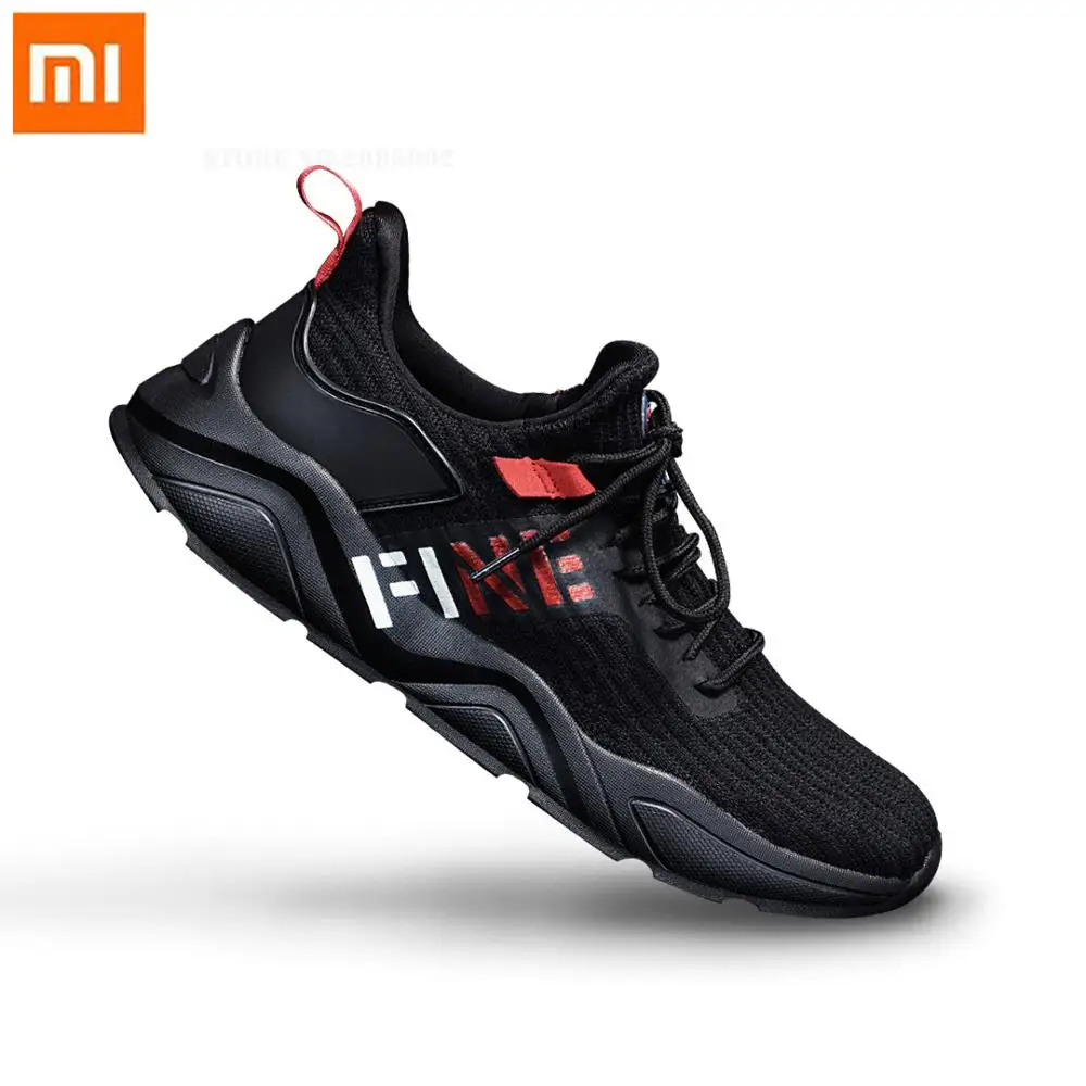 

Xiaomi Youpin FINE PLAN Couple Sneakers Breathable Flying Surface UV3D Printing Non-slip Shock Absorption TPU Stable Shoes