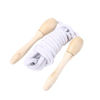 

2/2.5/2.6m Sports Skipping Rope Training Equipment Fitness Wood Handle Speed Jump Rope Exerciser Equipments Gym Training